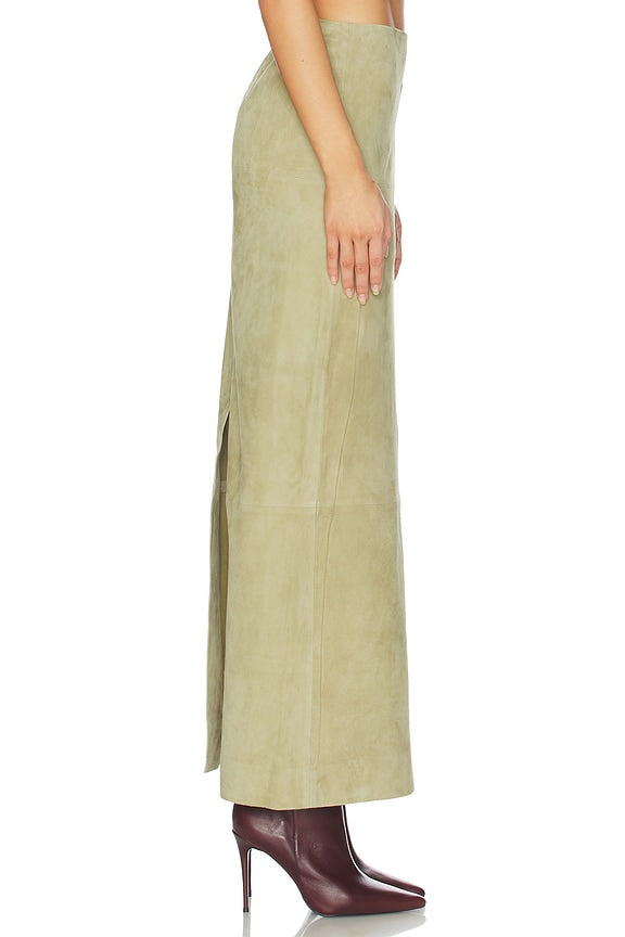 Sonya Suede Skirt