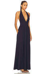 Halter Gathered Dress