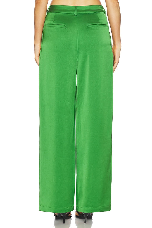 Satin Pleated Pant