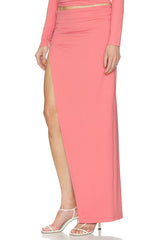 Side Gathered Skirt With Attached Bodysuit Lining