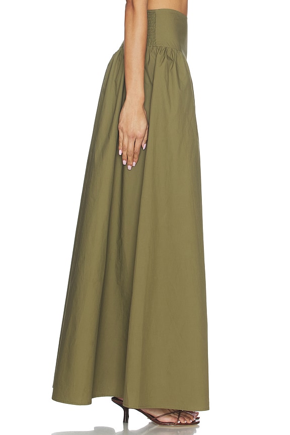 x REVOLVE Poplin Drop Waist Skirt