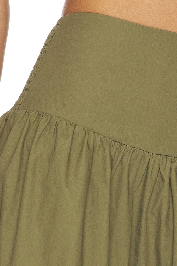 x REVOLVE Poplin Drop Waist Skirt