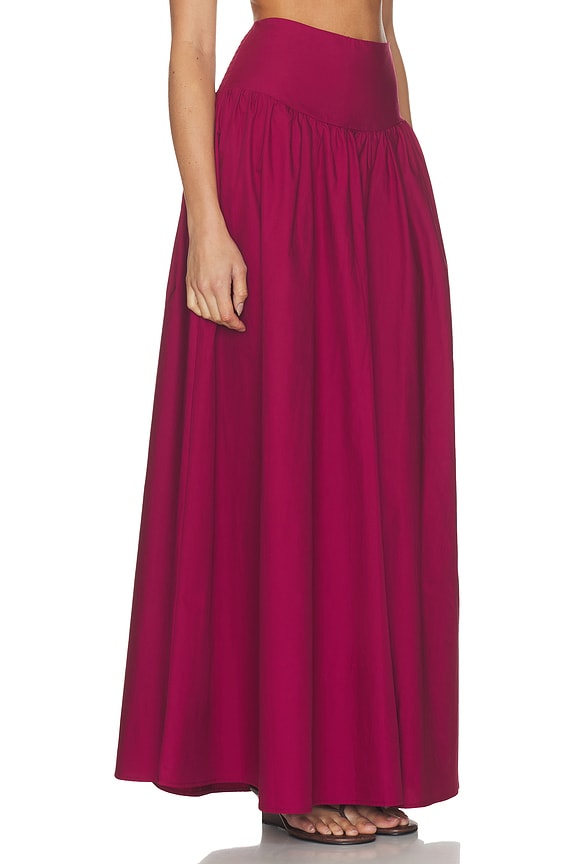 Poplin Drop Waist Skirt