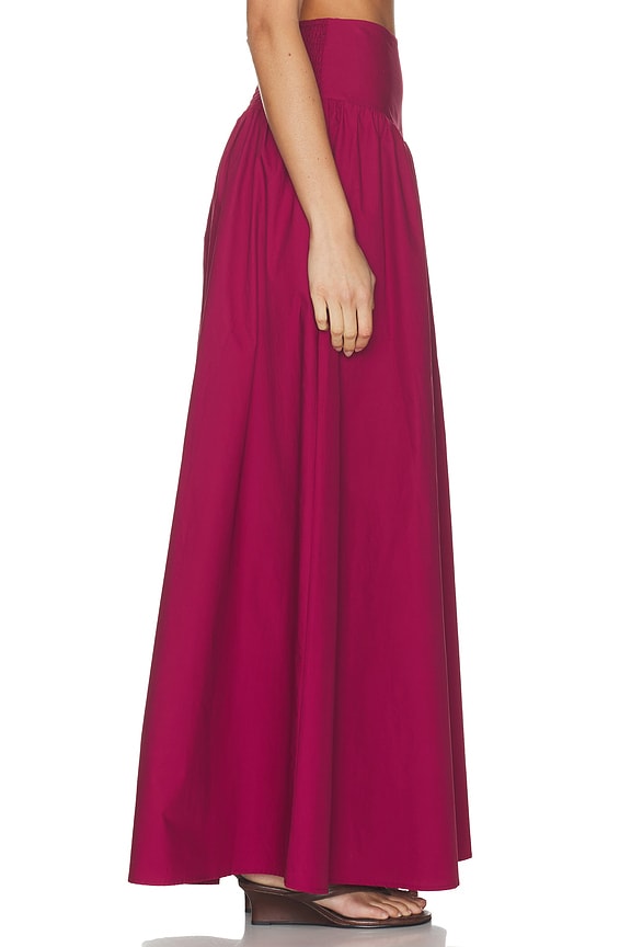 Poplin Drop Waist Skirt