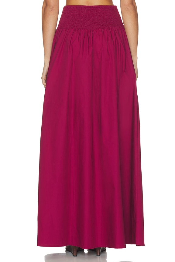 Poplin Drop Waist Skirt