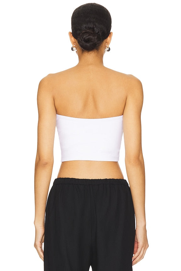 Strapless Crop Top