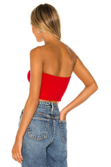 Strapless Crop Top