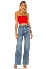 Strapless Crop Top