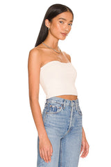 x REVOLVE Strapless Crop Top