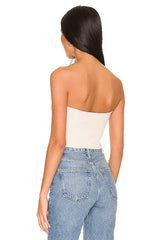 x REVOLVE Strapless Crop Top