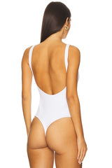 Essential Low Back Tank Thong Back Bodysuit