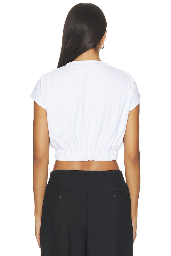 Short Sleeve Gathered Top
