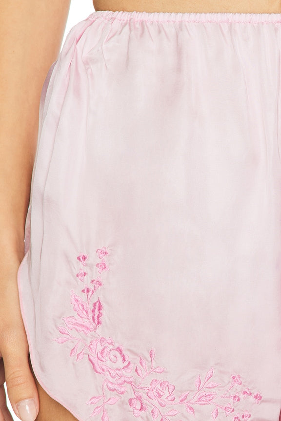 Embroidered Short