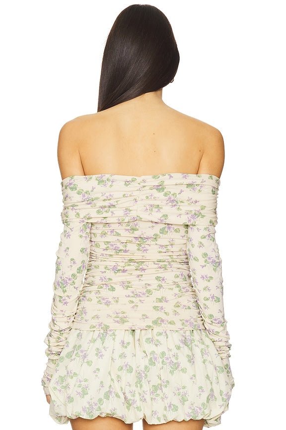 Off Shoulder Wrap Top