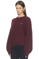 Cable Crewneck Sweater