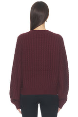 Cable Crewneck Sweater