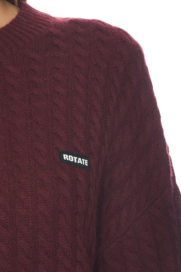 Cable Crewneck Sweater