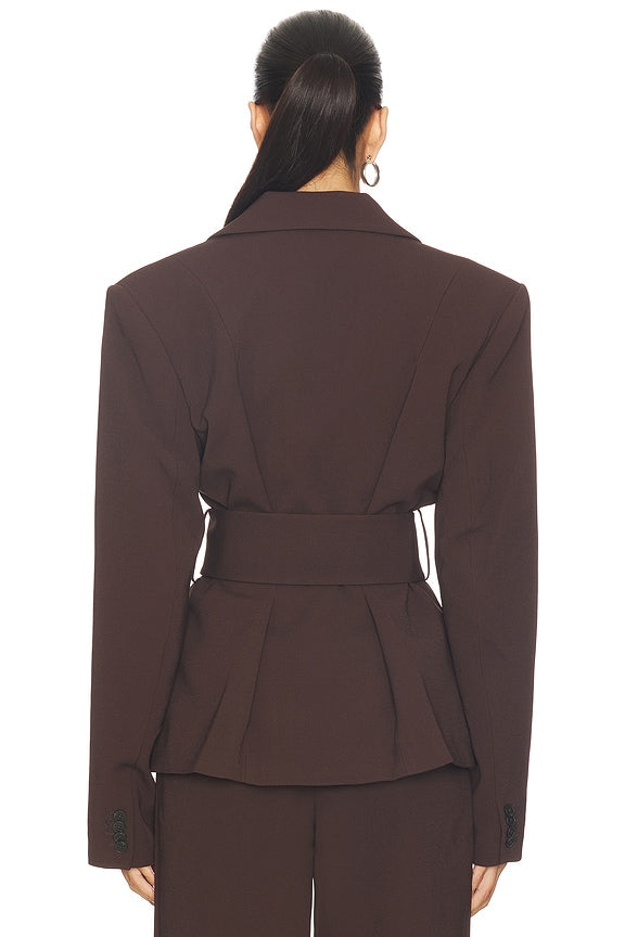Suiting Belted Blazer
