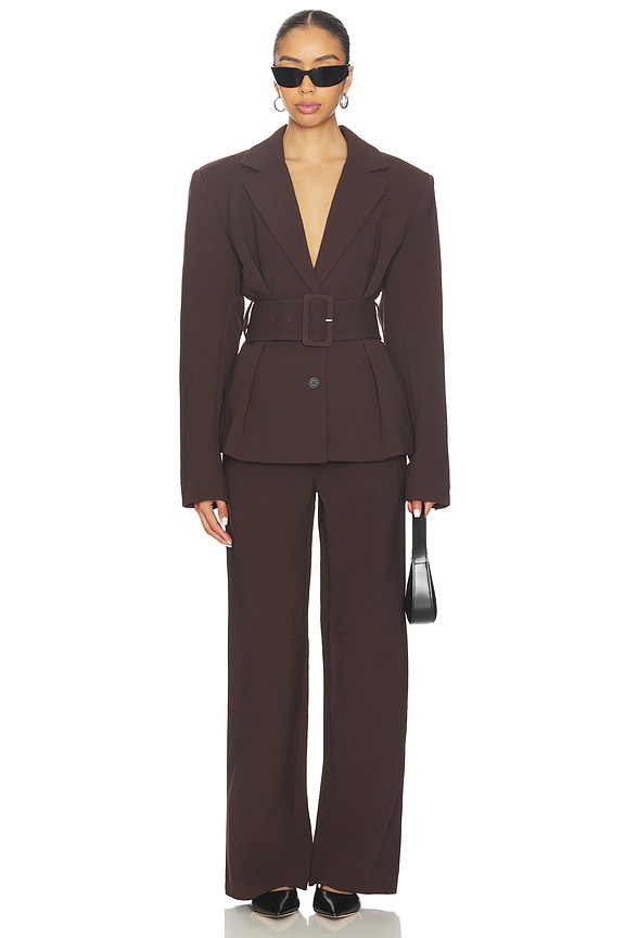 Suiting Belted Blazer