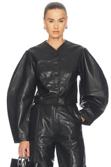 Fitted Leather Jacket