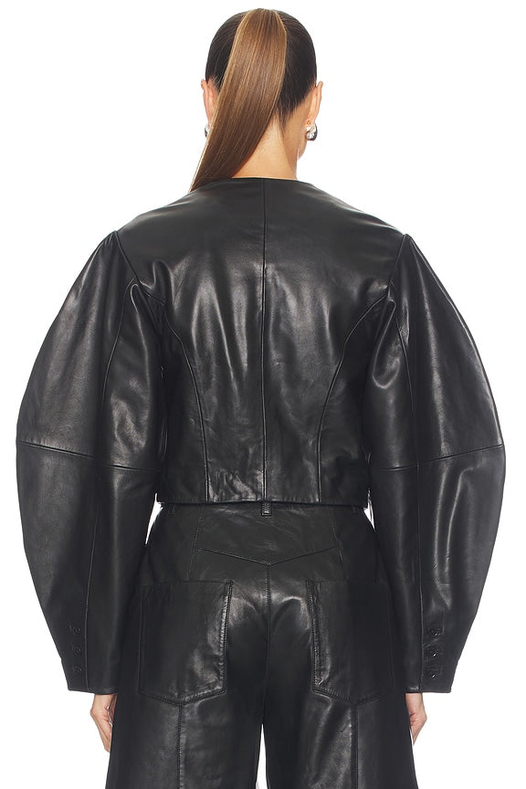 Fitted Leather Jacket