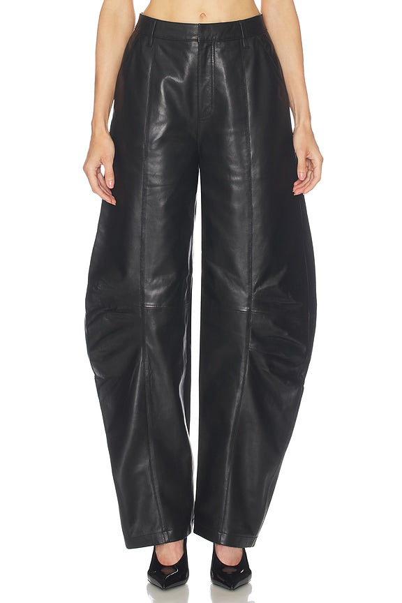 Leather Cargo Pants
