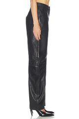 Leather Cargo Pants