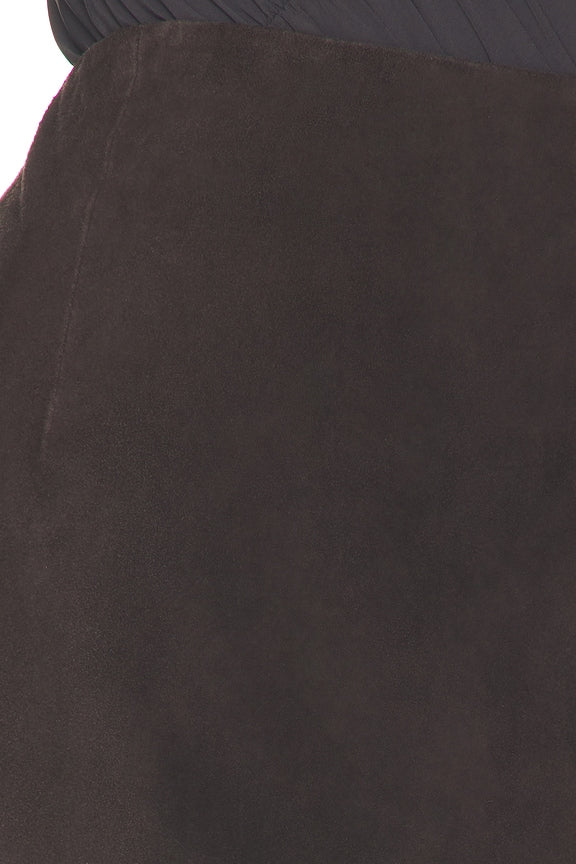 Suede Mini Skirt