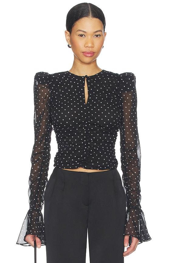 Chiffon Ruched Top