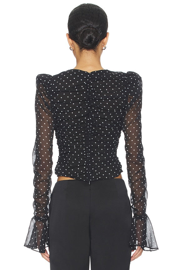 Chiffon Ruched Top