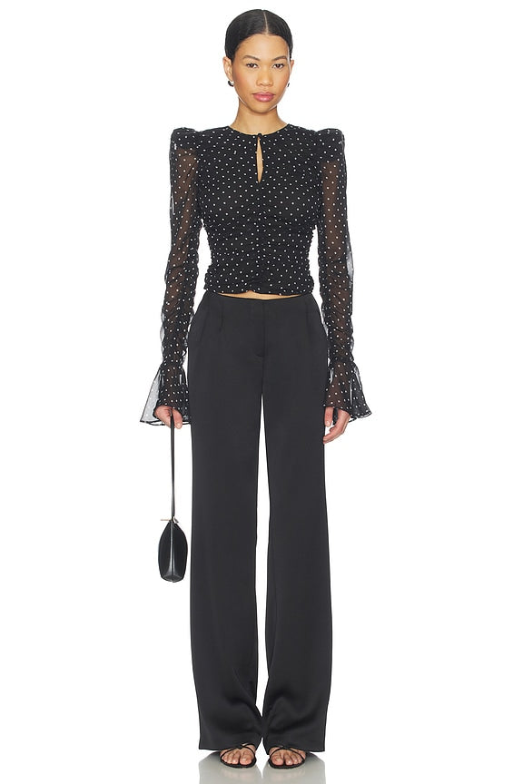 Chiffon Ruched Top