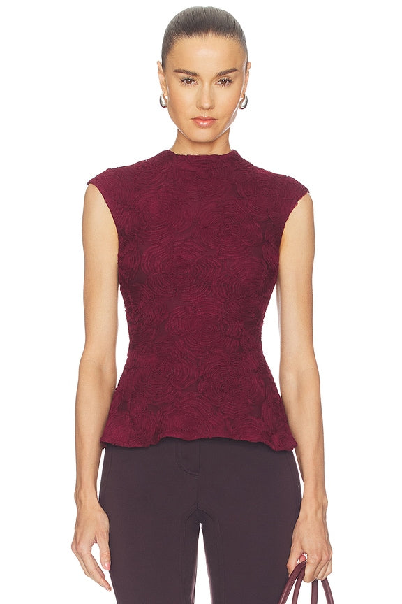 Flower Mesh Top