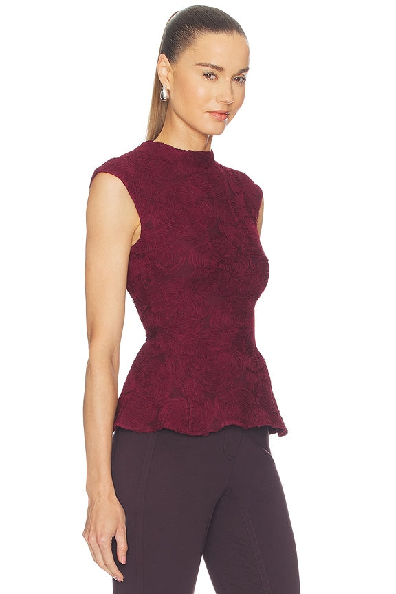 Flower Mesh Top