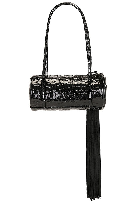 Croco Barrel Bag