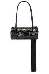 Croco Barrel Bag