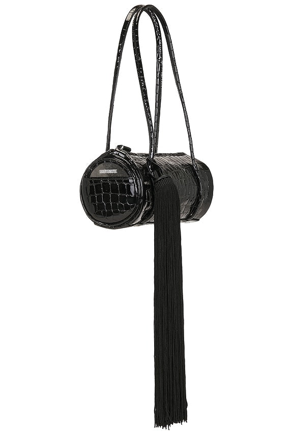 Croco Barrel Bag