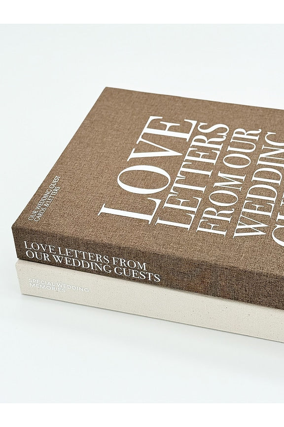 Wedding Guest Love Letters Keepsake Book Box