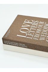 Wedding Guest Love Letters Keepsake Book Box