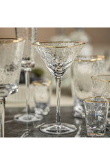 Aperitivo Triangular Martini Glasses Set Of 4