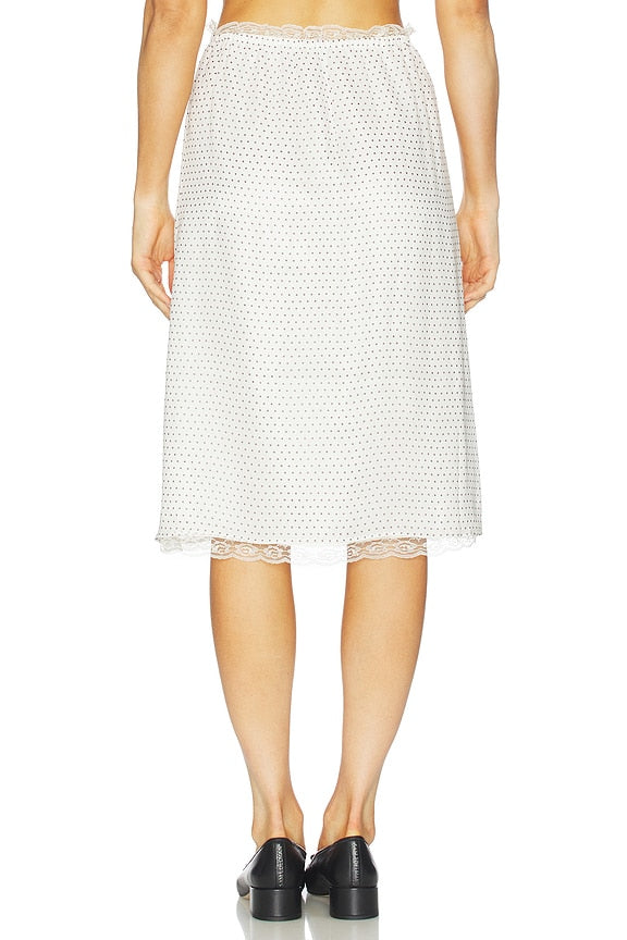 Celerie Lace Trim Slip Skirt