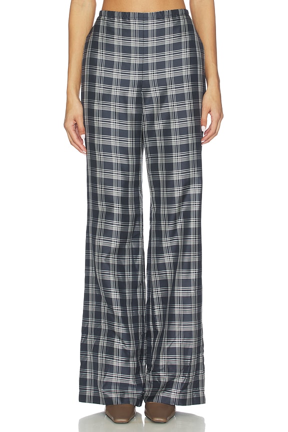 Fluid Plaid Pant