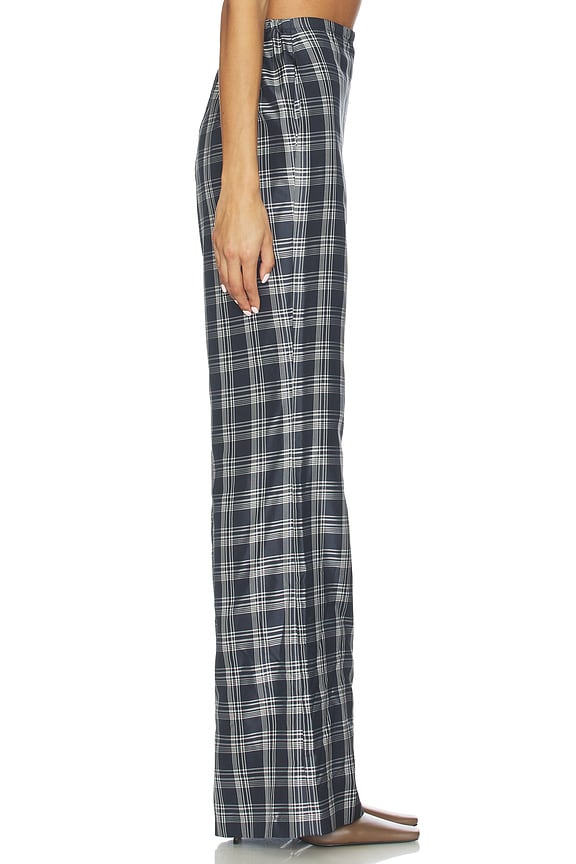 Fluid Plaid Pant
