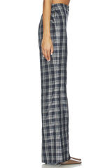 Fluid Plaid Pant
