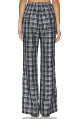 Fluid Plaid Pant