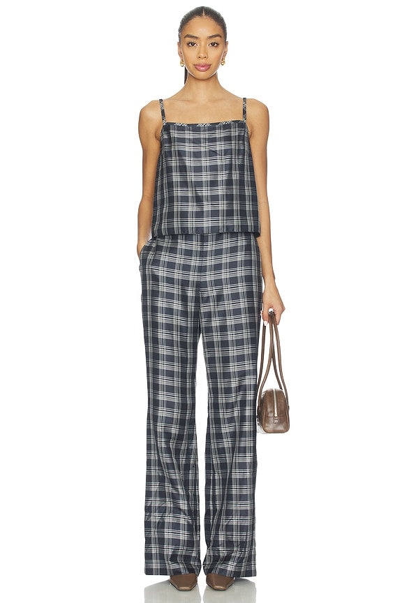Fluid Plaid Pant
