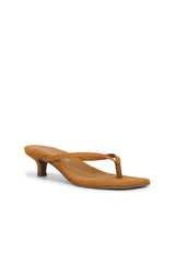 Julia Square Toe Suede Flip Flop