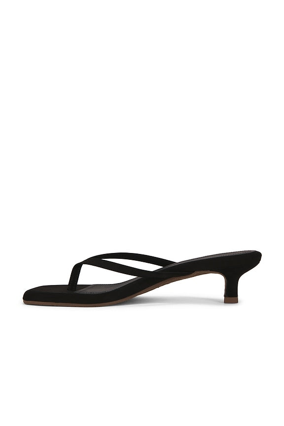 Julia Square Toe Suede Flip Flop