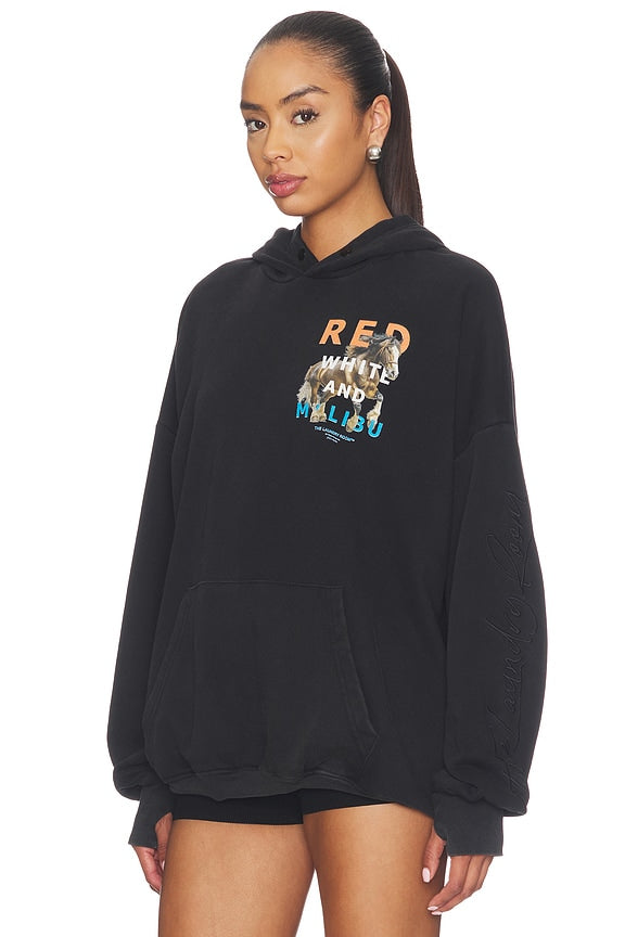 Red White And Malibu Hideout Hoodie