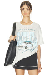 King Of Speed America Racing Oversized Tee
