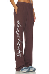 Empathy Always Waffle Wide Leg Sweatpants